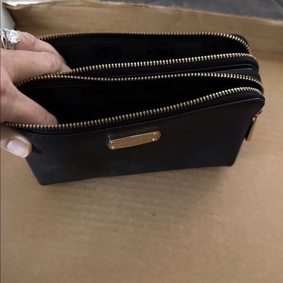 Michael Kors Collection Black Wristlet - Picture 3 of 5